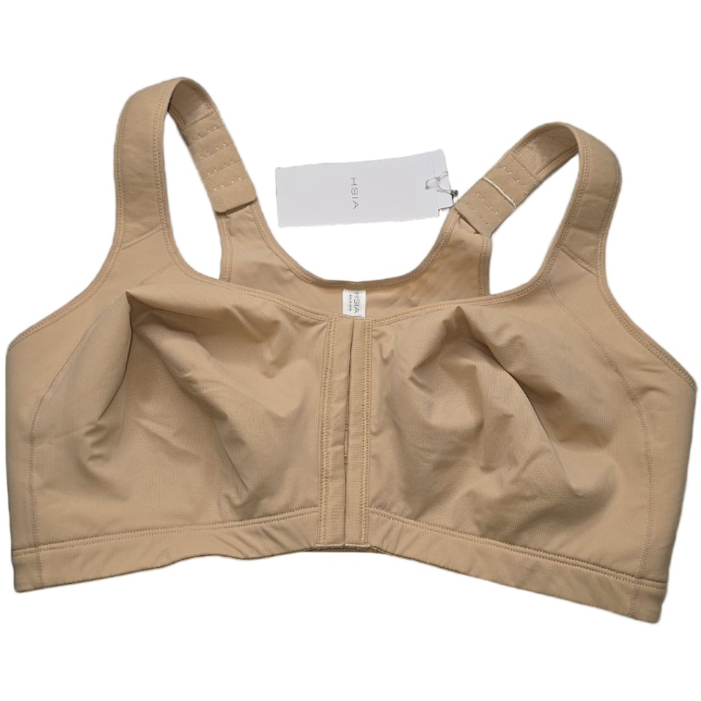 HSIA AlignFit Posture Corrector Bra 38DDD Nude Front Close Wireless NWT